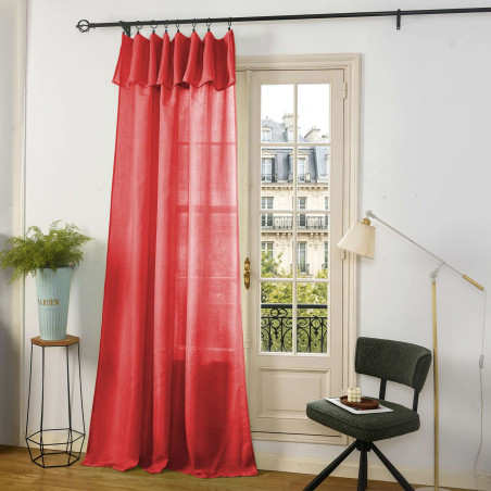 Rideaux Evasion Cerise
