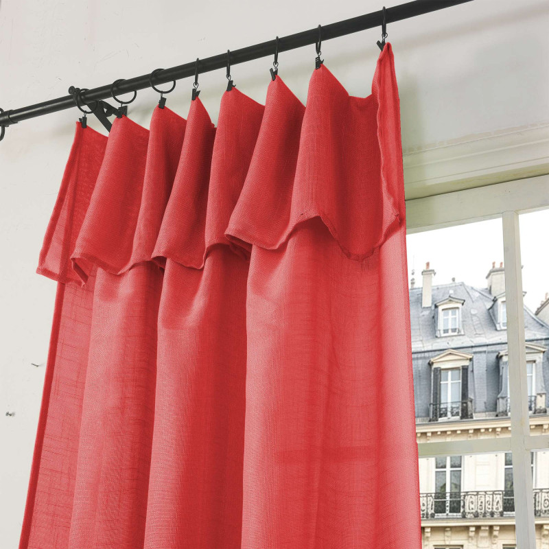 Rideaux Evasion Cerise
