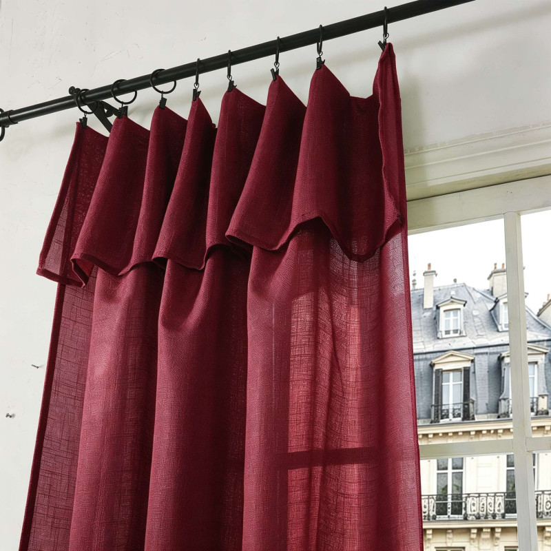 Rideaux Evasion Lie De Vin