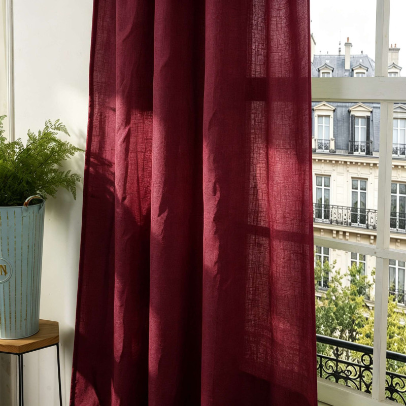 Rideaux Evasion Lie De Vin