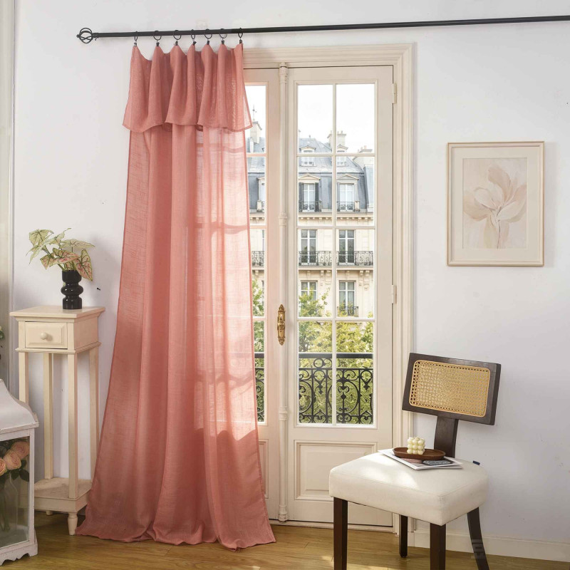 Rideaux Evasion Rose Boise