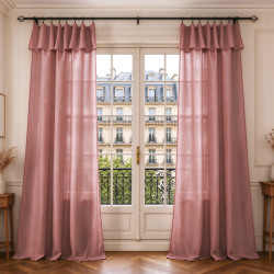 Rideaux Evasion Rose Boise