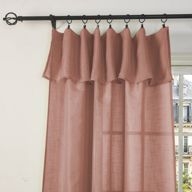 Rideaux Evasion Terracotta