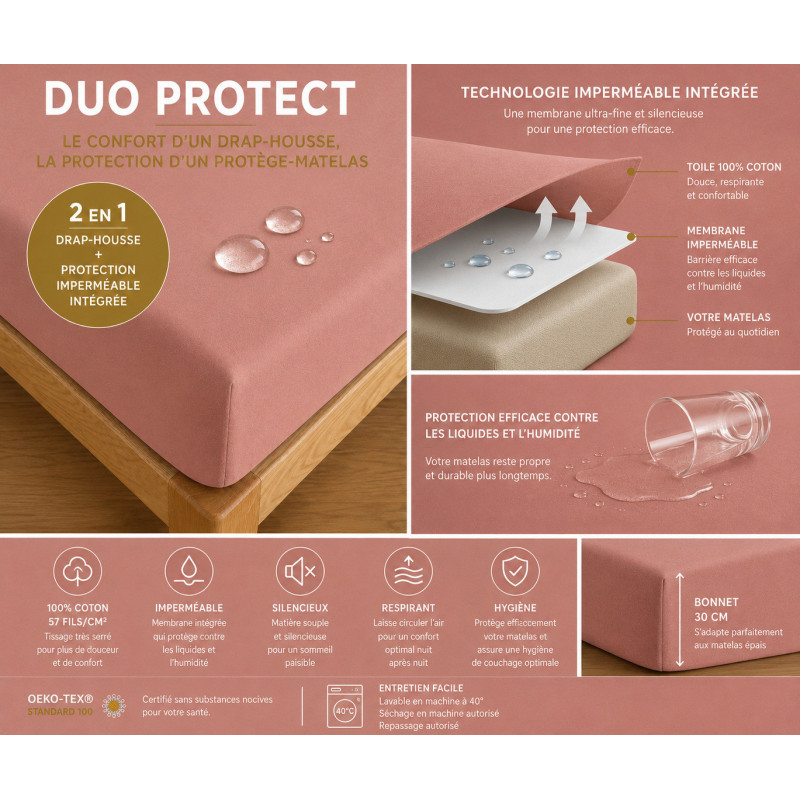 Duo Protect Vieux Rose