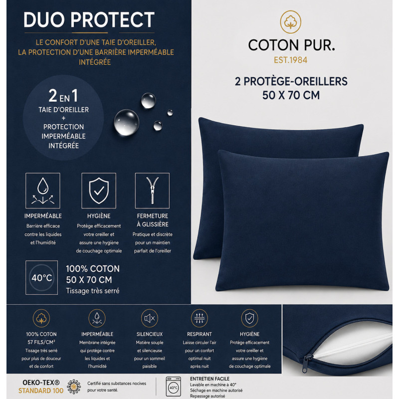 Duo Protect Bleu Nuit