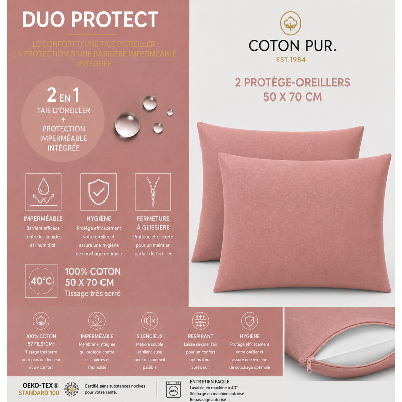 Duo Protect Vieux Rose