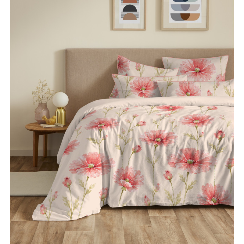 Collection "Anaëlle" Coquelicot Rose Pétale
