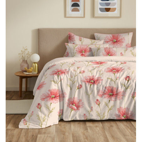 Collection "Anaëlle" Coquelicot Rose Pétale