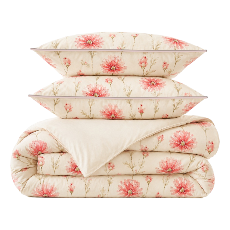 Collection "Anaëlle" Coquelicot Rose Pétale