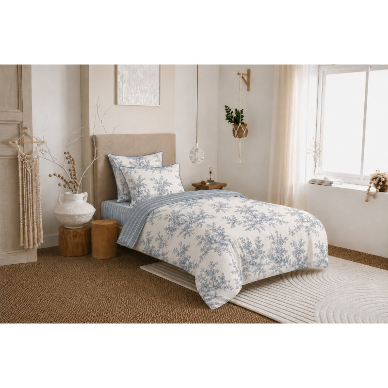 Collection "Anaëlle" Jardin Francais Bleu