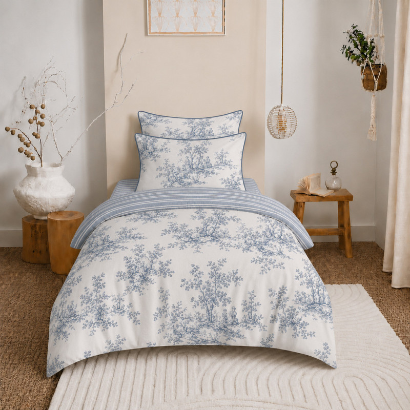 Collection "Anaëlle" Jardin Francais Bleu