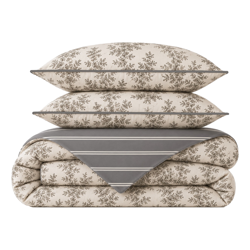 Collection "Anaëlle" Jardin Francais Gris