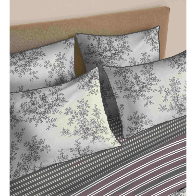 Collection "Anaëlle" Jardin Francais Gris