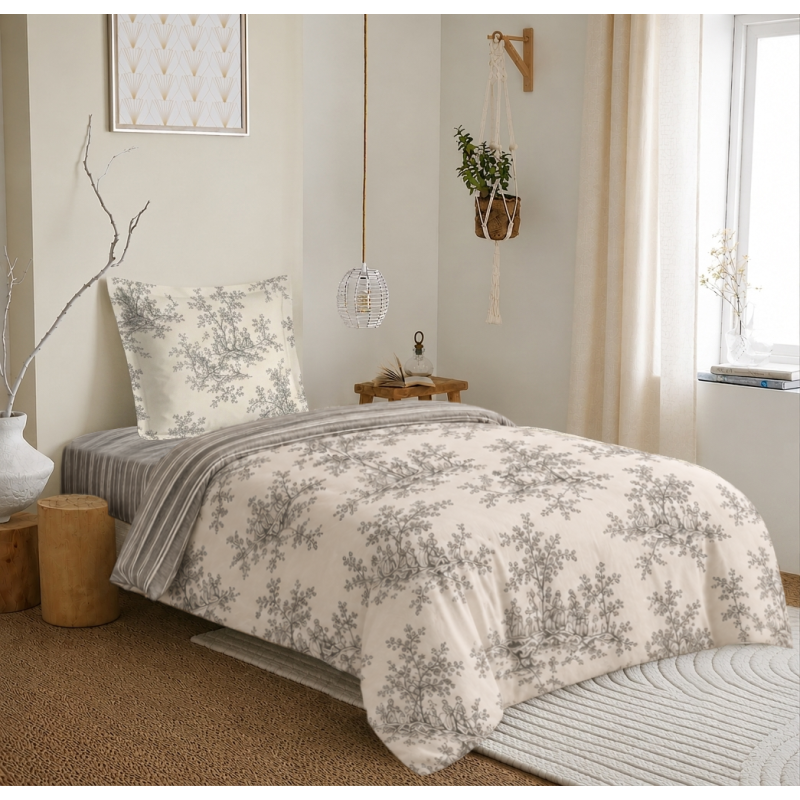Collection "Anaëlle" Jardin Français Gris