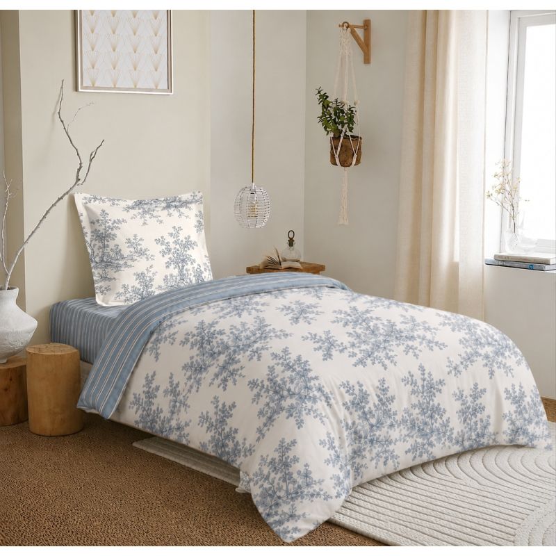 Collection "Anaëlle" Jardin Français Bleu