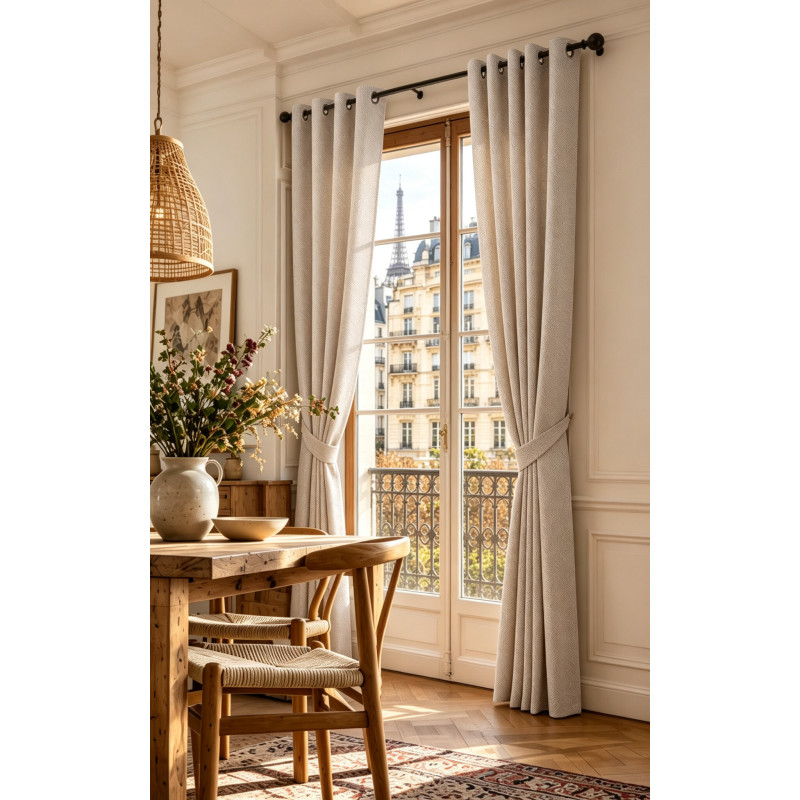 Rideaux Victoria Taupe