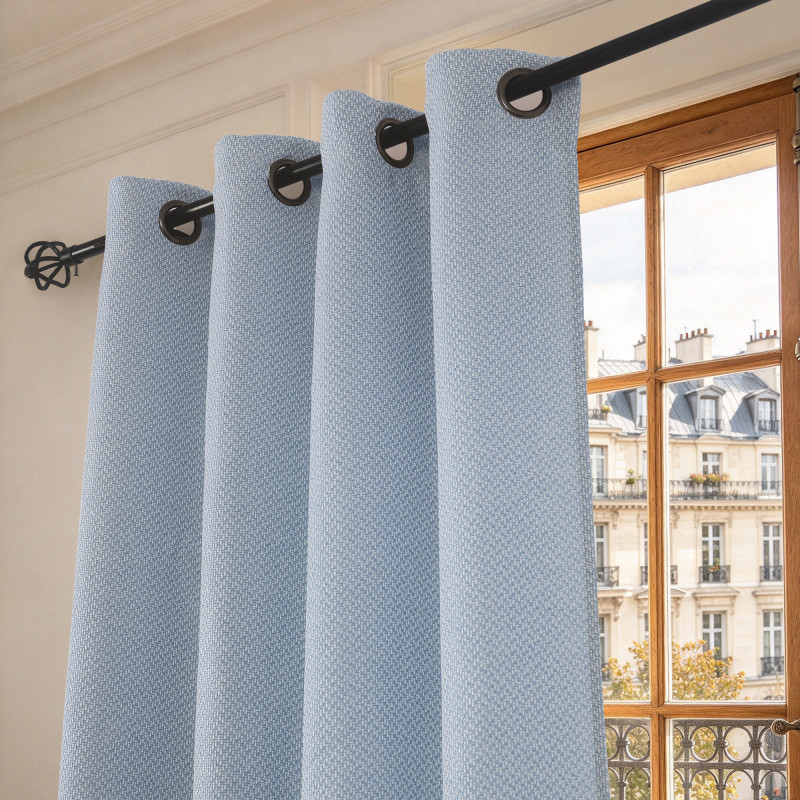 Rideaux Victoria Bleuet