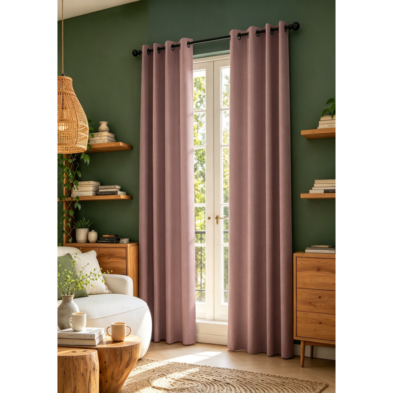 Rideaux Cocooning Terracotta