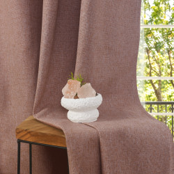 Rideaux Cocooning Terracotta