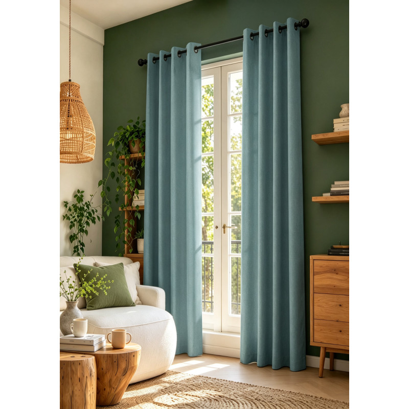 Rideaux Cocooning Turquoise