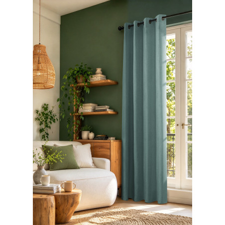 Rideaux Cocooning Turquoise