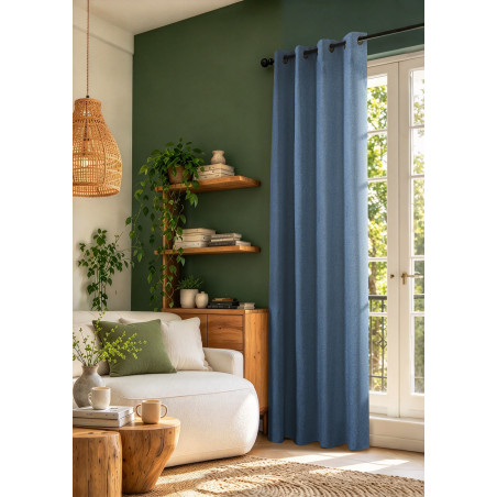 Rideaux Cocooning Bleu Jean