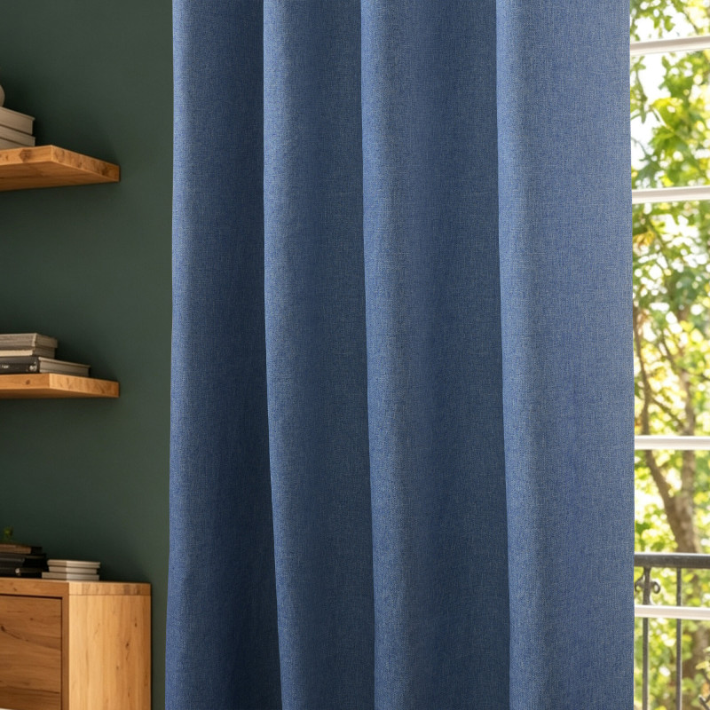 Rideaux Cocooning Bleu Jean