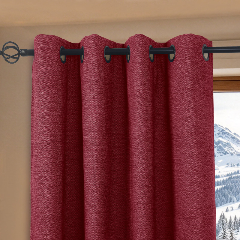 Rideaux Arctica Cerise