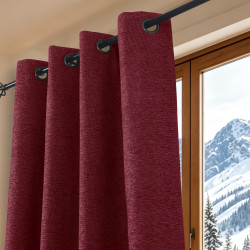 Rideaux Arctica Lie De Vin