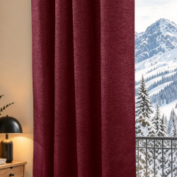 Rideaux Arctica Lie De Vin