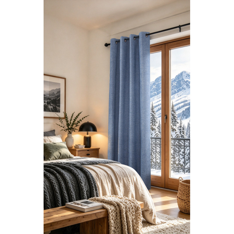 Rideaux Arctica Bleuet