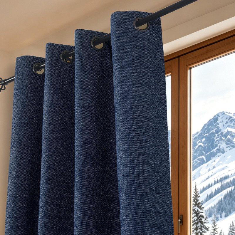 Rideaux Arctica Bleu Nuit