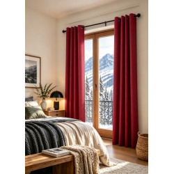 Rideaux Arctica Cerise