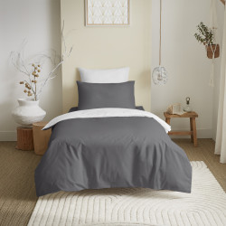 Bicolore  Anthracite/Blanc