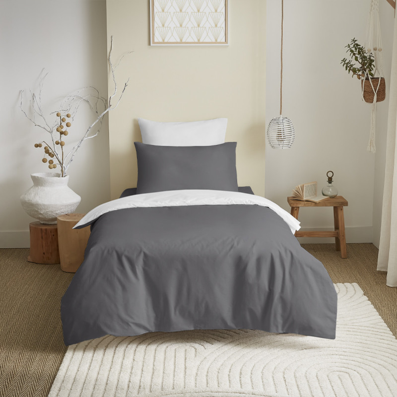 Bicolore  Anthracite/Blanc