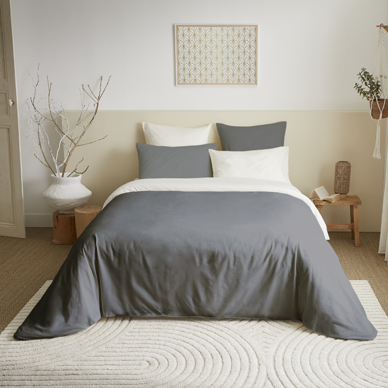 Bicolore  Anthracite/Blanc