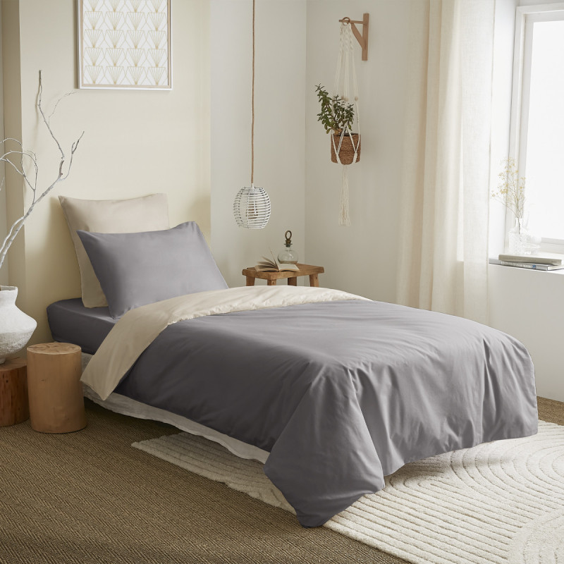 Bicolore  Taupe/Lin