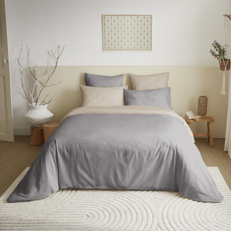 Bicolore  Taupe/Lin