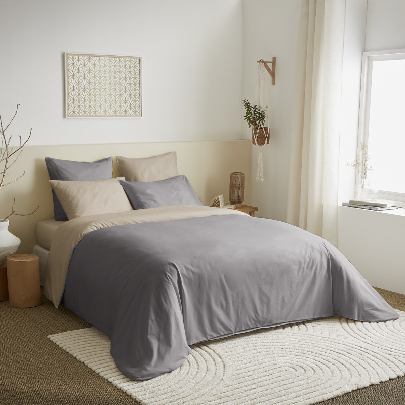 Bicolore  Taupe/Lin