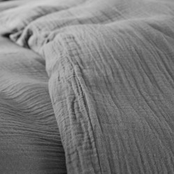 Gaze de coton Ardoise