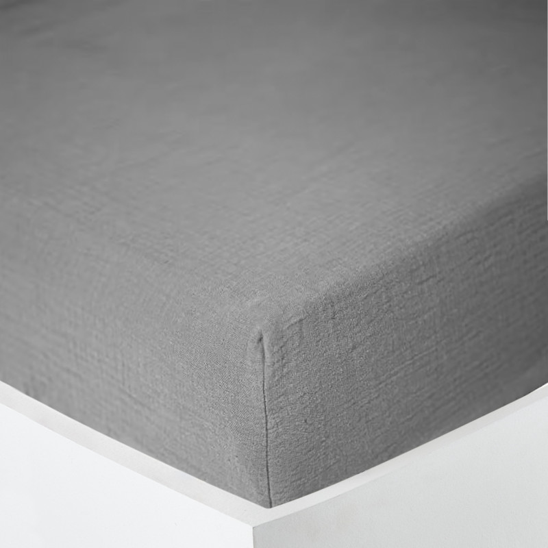 Gaze de coton Ardoise
