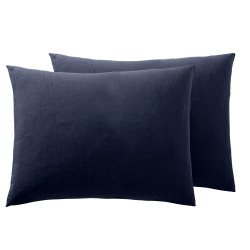 Gaze de coton Bleu Nuit