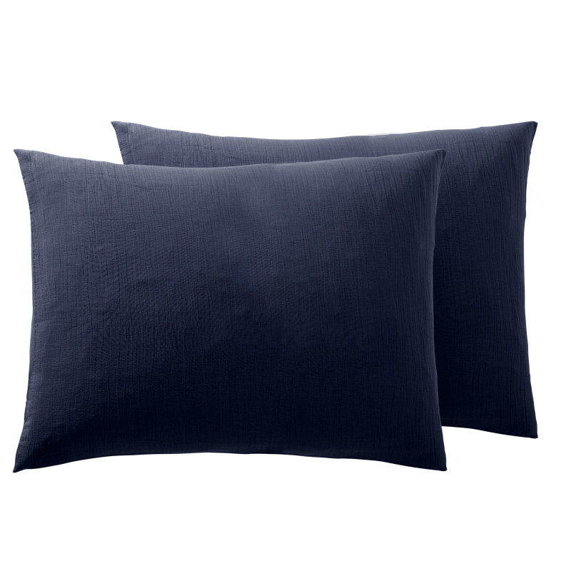 Gaze de coton Bleu Nuit