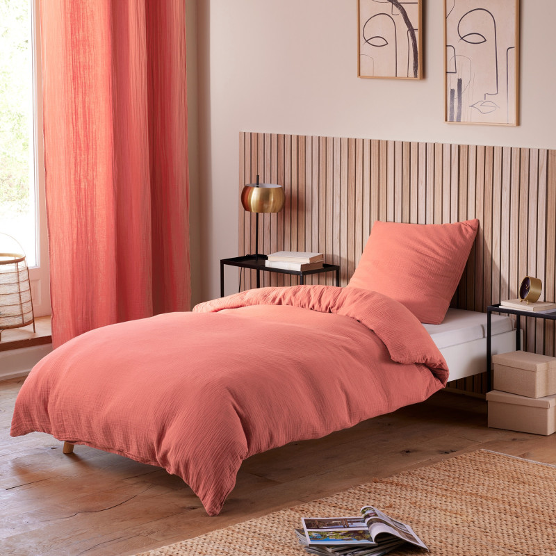 Gaze de coton Blush