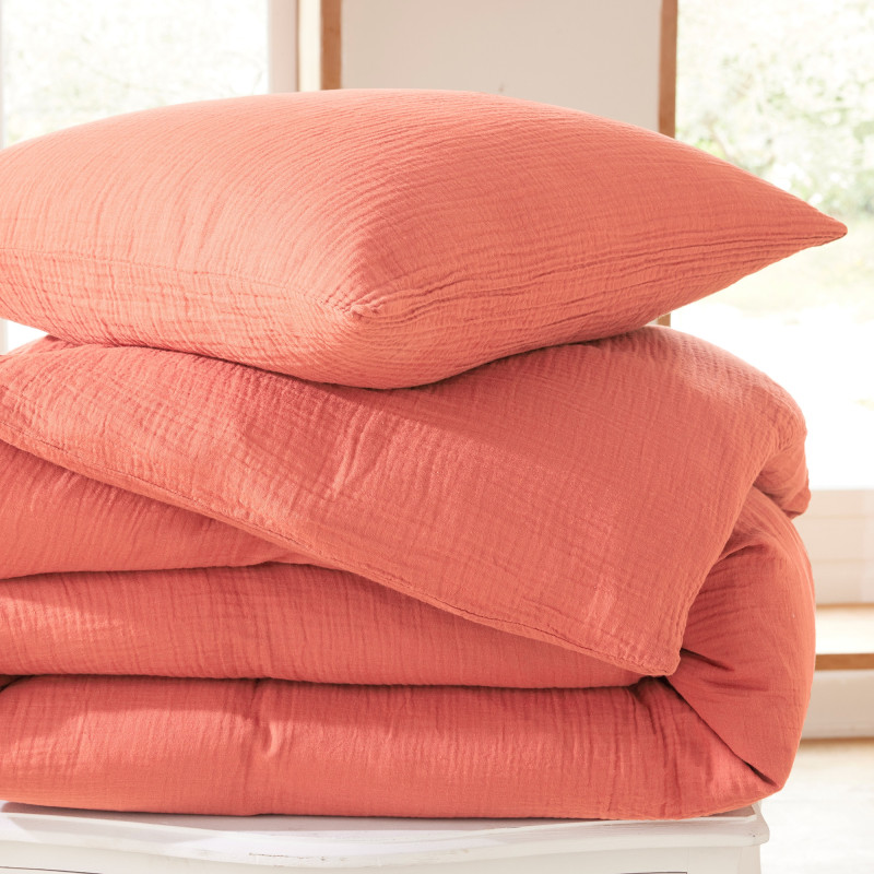 Gaze de coton Blush