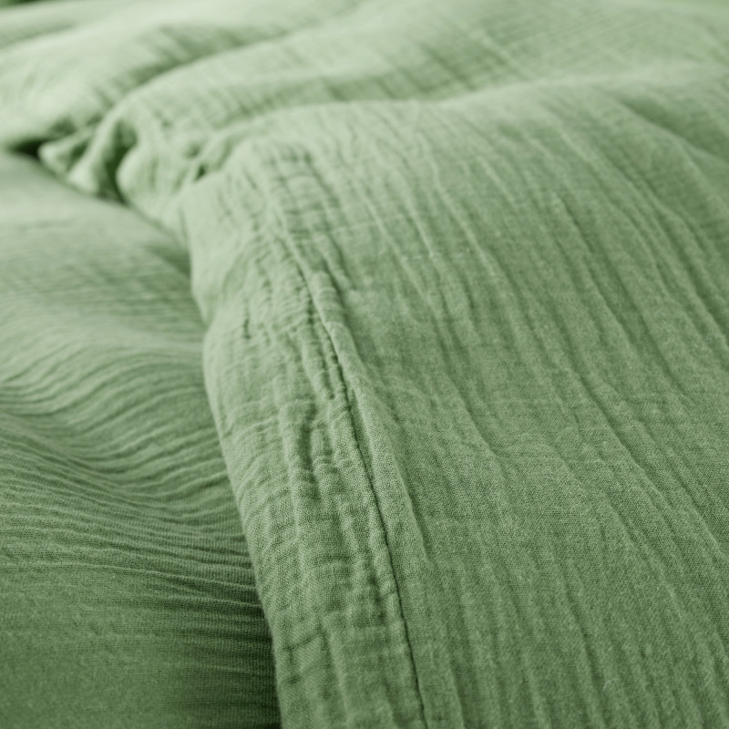 Gaze de coton Olive