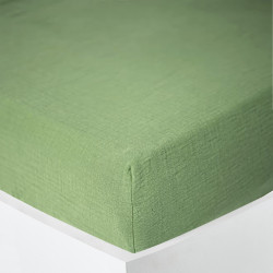 Gaze de coton Olive