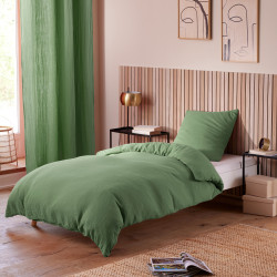 Gaze de coton Olive