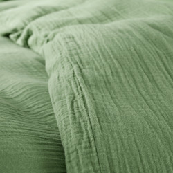Gaze de coton Olive