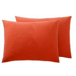 Gaze de coton Terracotta